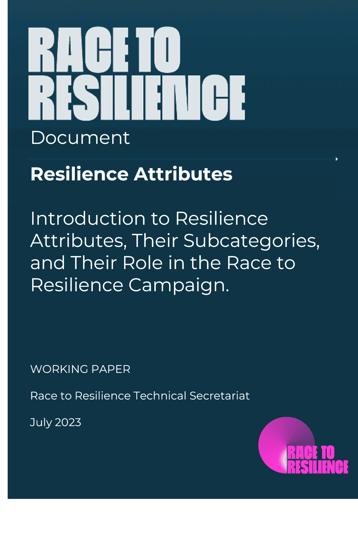 Resilience Attributes